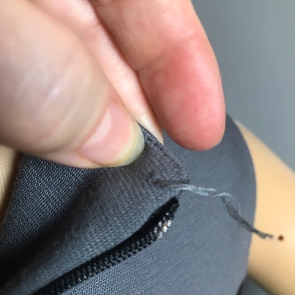 Max and Cleo Shift Dress – Sleeveless, Black & Gray – Size 2 - Picture 5 of 7